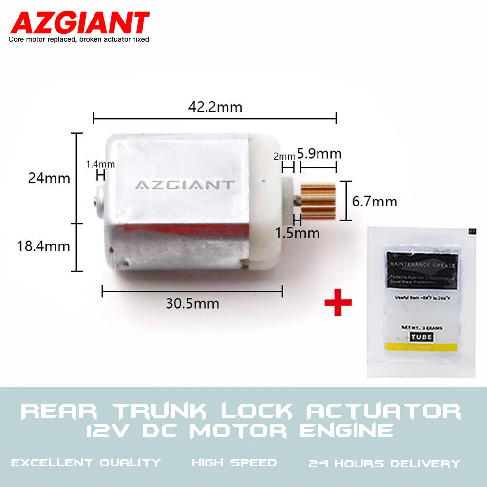 

AZGIANT Rear Trunk Lock Actuator Assembly 12V DC Motor Engine For 2015-2019 GMC Yukon XL