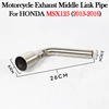 Slip On For HONDA MSX125 MSX 125 2013 2014 2015 2016 Motorcycle Exhaust System Muffler Modify 51MM Escape Moto Middle Link Pipe