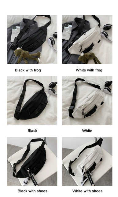 Gürteltasche Damen - Wasserdichte Nylon Bauchtasche Mit 5 Fächern