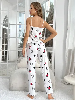 بيجامات صيفية للنساء طقم منزل بيجامات نسائية على عرض بيجامات نسائية مثيرة طقم بيجامة نسائي ملابس نوم نسائية 4