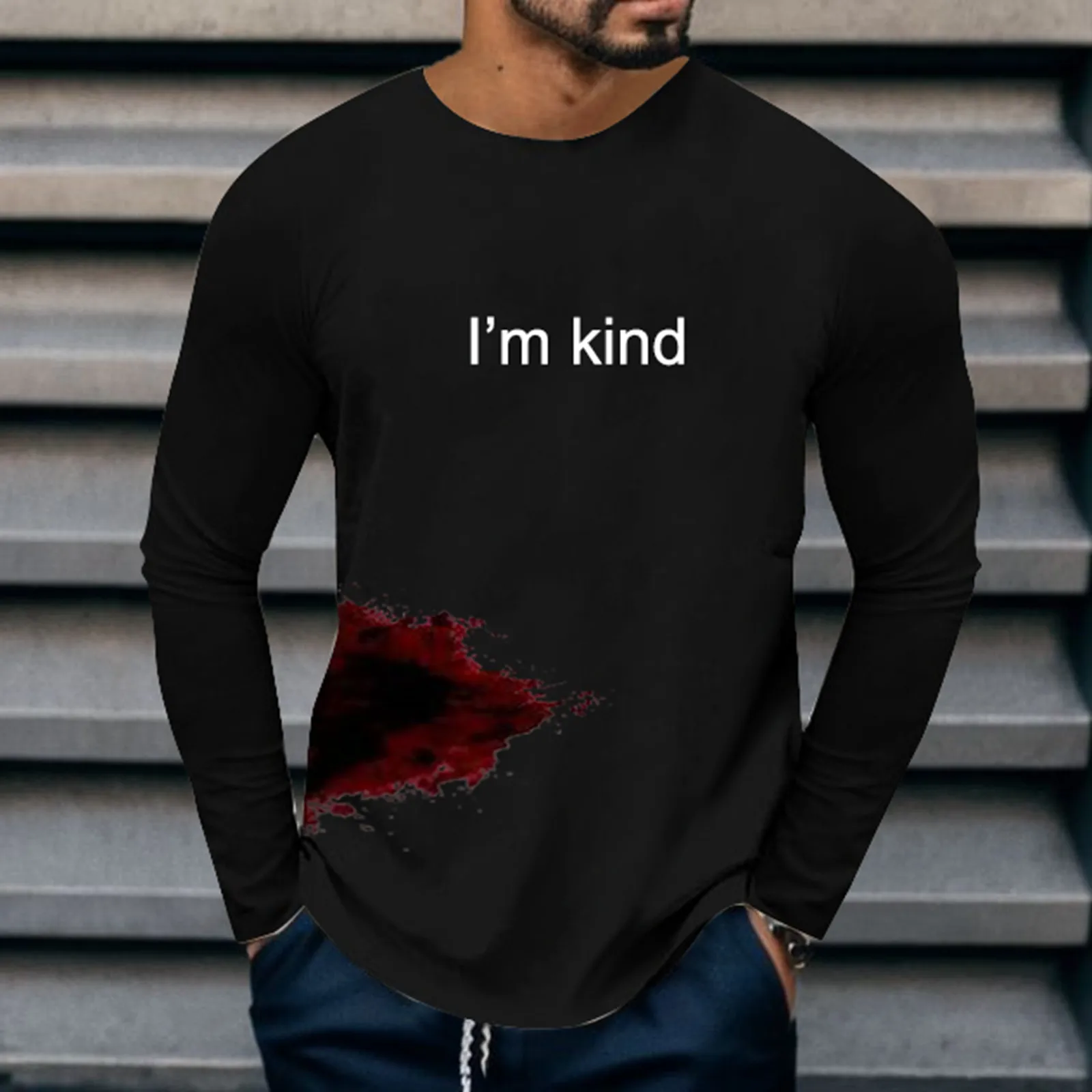 

Men's Halloween Blood Red T Shirt Is A Very Interesting Encouraging T Shirt