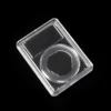 10Pcs Acrylic Coin Display Slab Storage Case Box Box 27mm Diamerter Coin Collection Holder Organizer 4