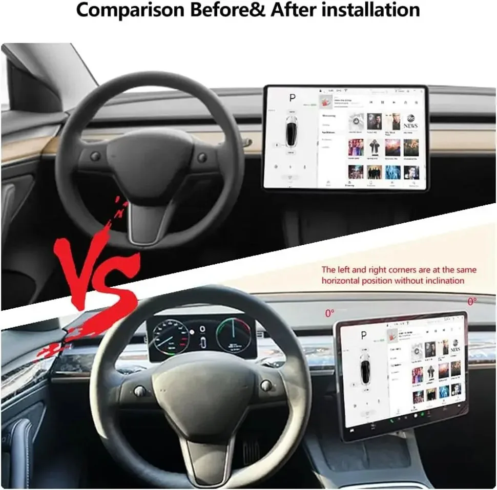 For Tesla Model Y Juniper 2025 & Model 3 Highland 2024-2025 4-direction Screen S