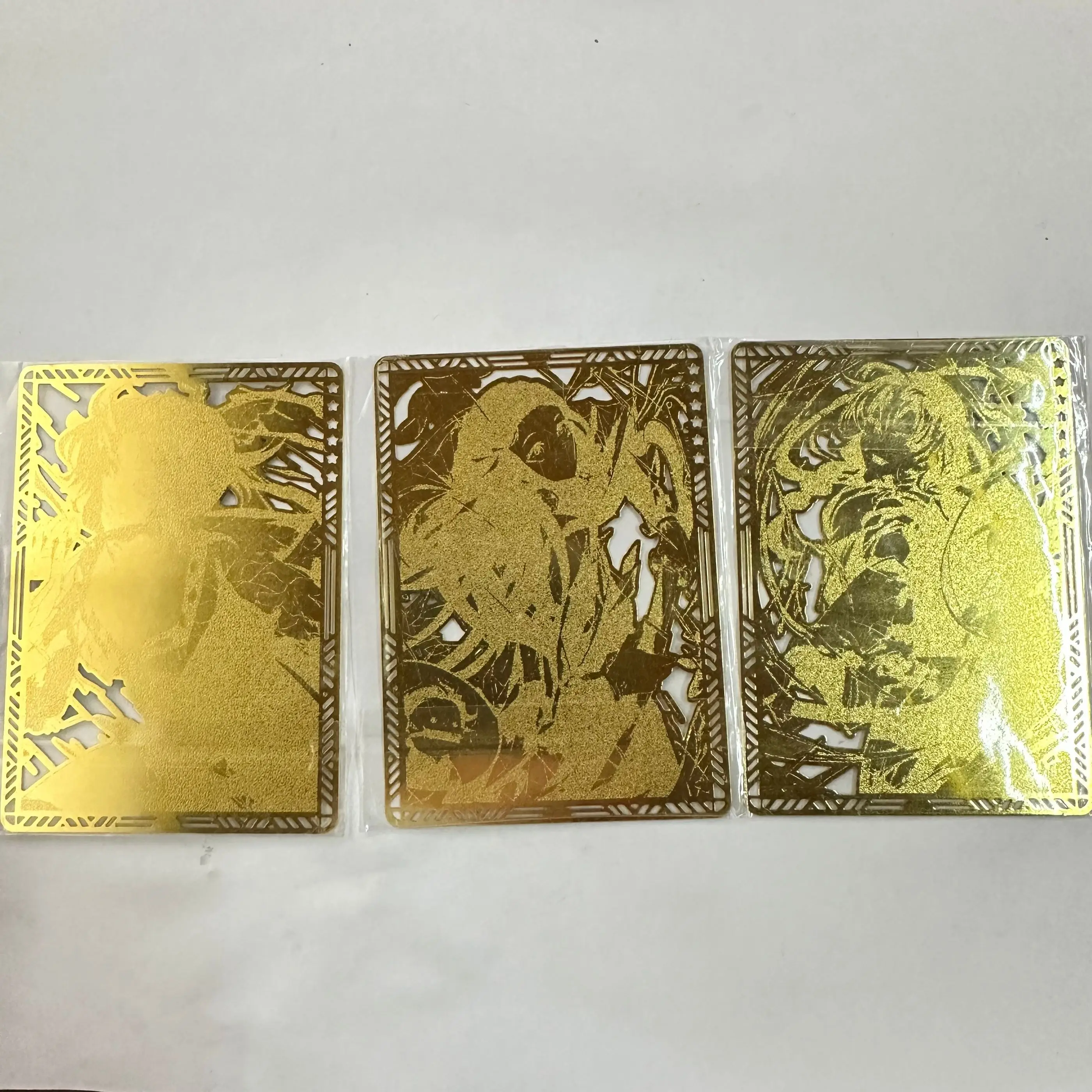 Anime Demon Slayer Kamado Nezuko Kochou Shinobu Kanroji Mitsuri Metal Card Collectible Card Toy Birthday Gift 2