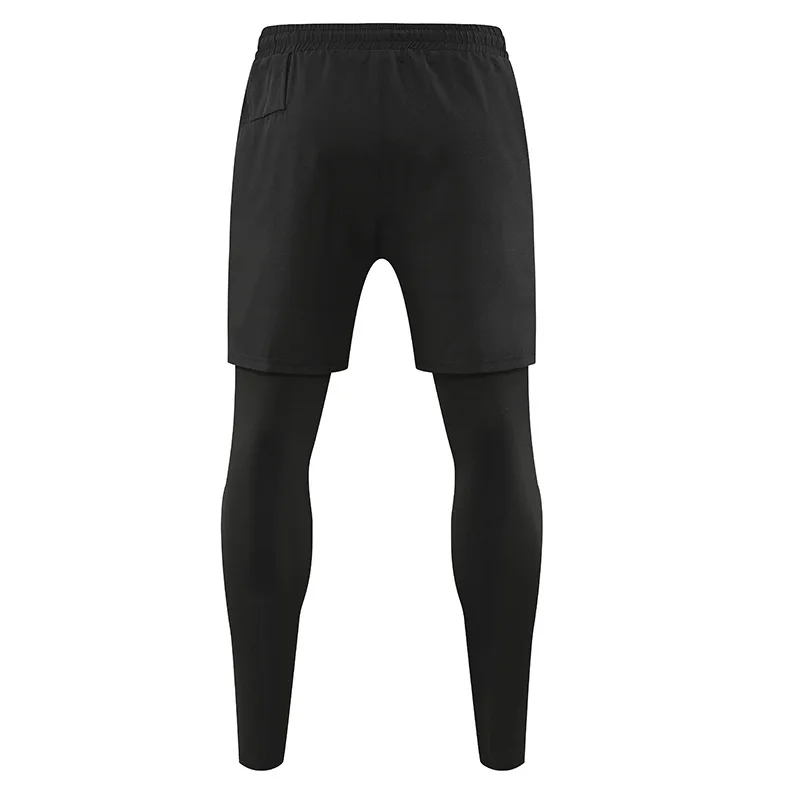 Summer Fitness Pants Men's Elastic Quick Dry Moisture Absorbing Pants Compression Breathable Running Bicycle Tights