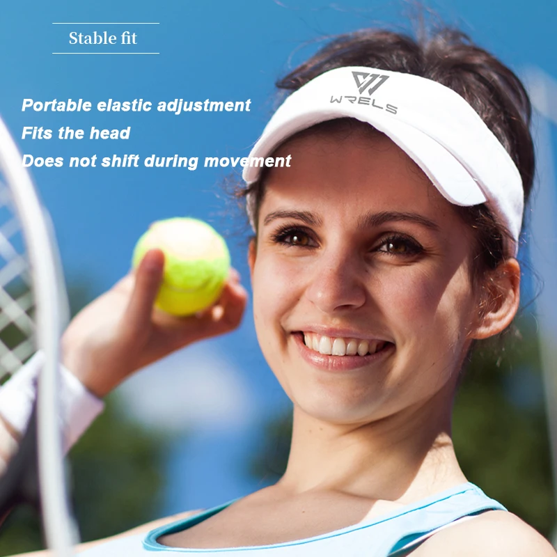 1pc Light and Thin Foldable Sports Empty Top Cap Sweat-absorbing Sunshade Golf Cap Adjustable Breathable Quick-drying Cap
