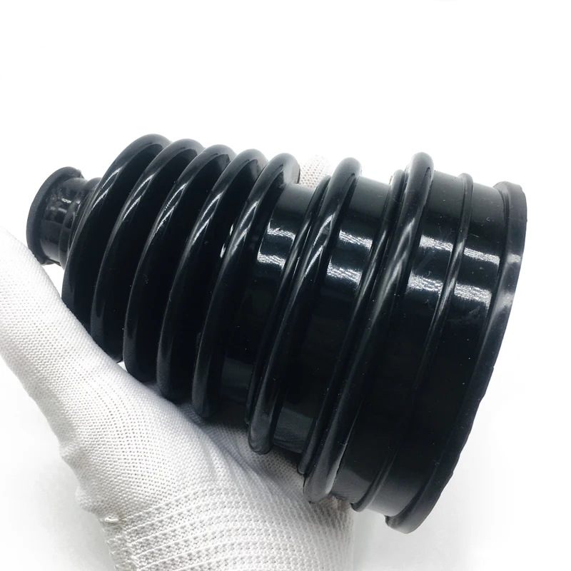 Universal Automotive Silicone Constant Velocity CV Joint Boot 5 inch（125-130mm） Height 4 Boot with 8PCS Stainless Steel Clamps