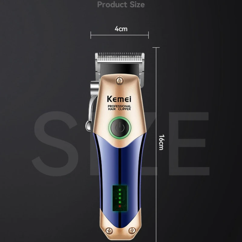 Kemei Professional Hair Clipper KM-2620 Long Range Automatic Push Clipper USB Fast Charging Hair Salon Electric Push Clipper 6
