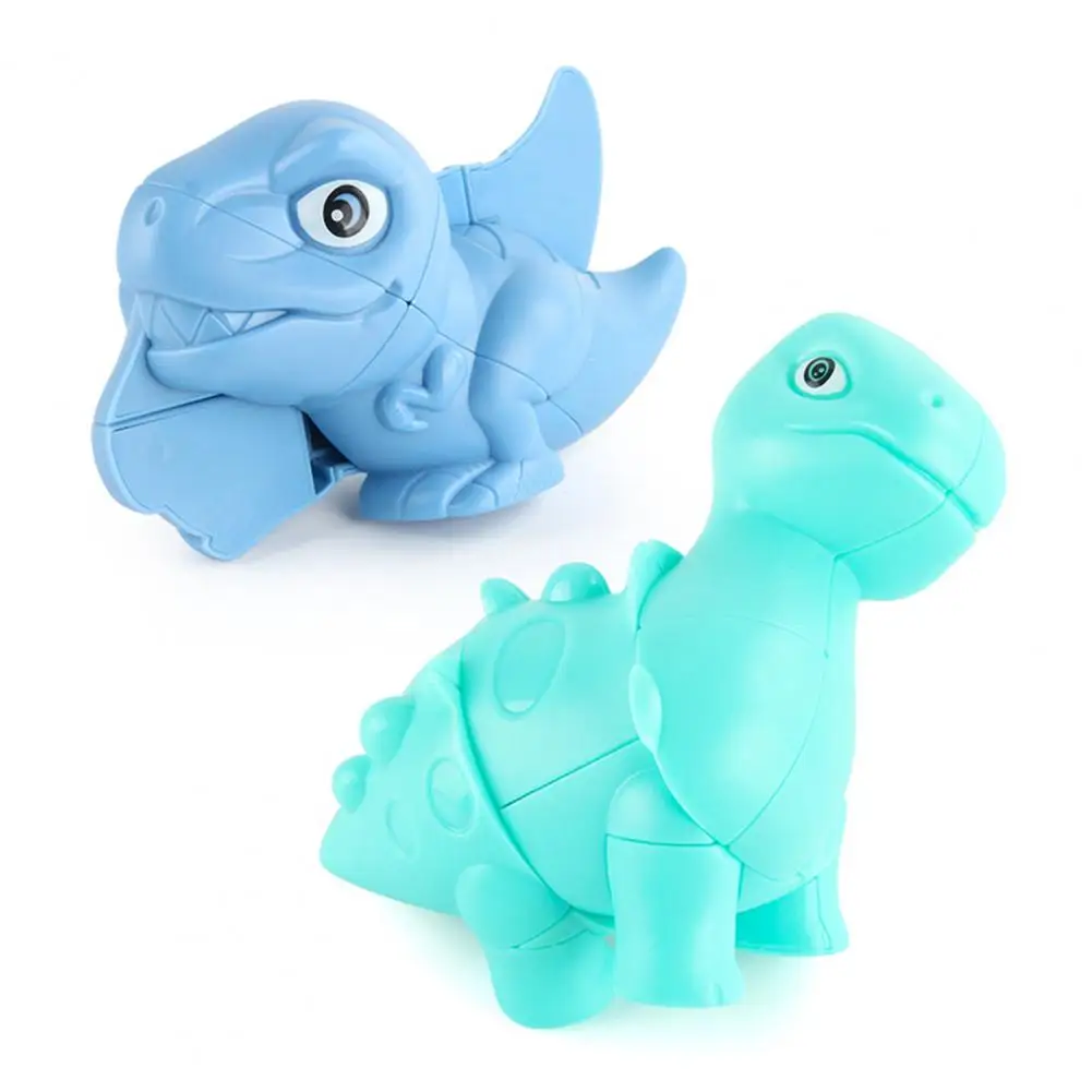 

Finger Cube Multi-layer Rotation Simulated Thinking Logic Training Solid Color Animal Design Dinosaur Cube Toy Child Toy