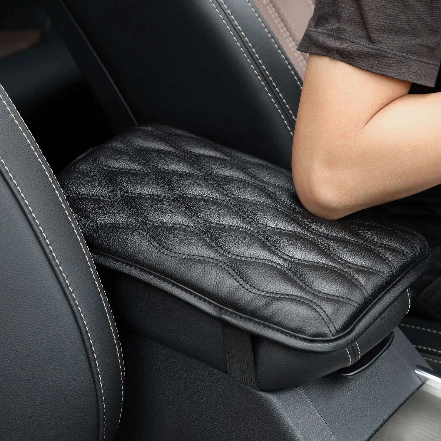 Universal Waterproof Armrest Cover Center Console Pad, Car Armrest