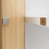 1/5set Magnetic Cabinet Catches Door Stop Self Adhesive Invisible Hidden Magnets Closet Furniture Cupboard Drawer Closer Kitchen 4