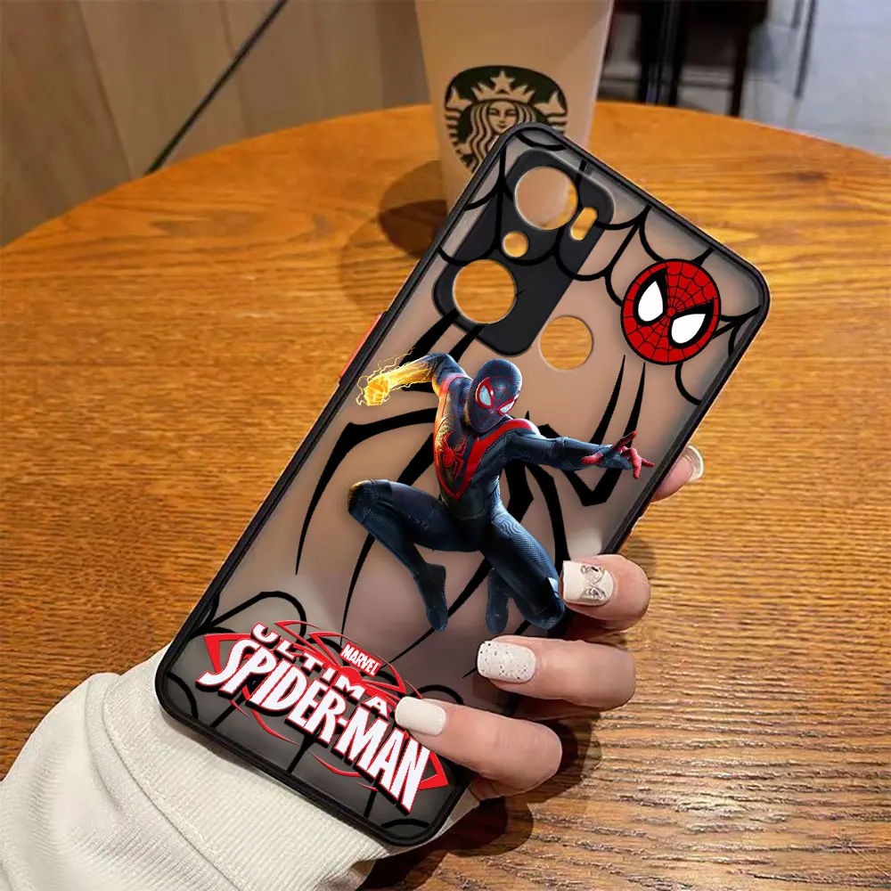 thumbnail image 1 of Funda mate para infinix HOT 20I 12 12I 11 11S 10 10I 10S PLAY 9 Pro POVA 3 CAMON 15 17P Funda Marvel Spider-Man Combo, 1 of 5