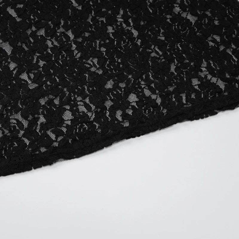 Lace Dresses Women Summer Sheer See Through Spaghetti Strap Sleeveless Bodycon Long Dress Sexy Evening Party Dresses