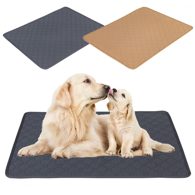 Dog Crate Mat Liner, Absorbs Urine, Waterproof, Non-Slip, 29 x 48 Light  Grey