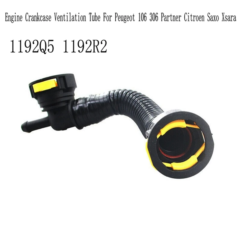 1192Q5 1192R2 Car Engine Crankcase Ventilation Tube Oil Breather Pipe For Peugeot 106 306 Partner Citroen Saxo Xsara