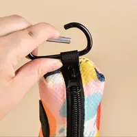 Abstract Designer Print Cute Design Pet Poop Bag Holder Dispenser Without Poop Bag And Leashes Can Attached With Any Dog Leashes 5