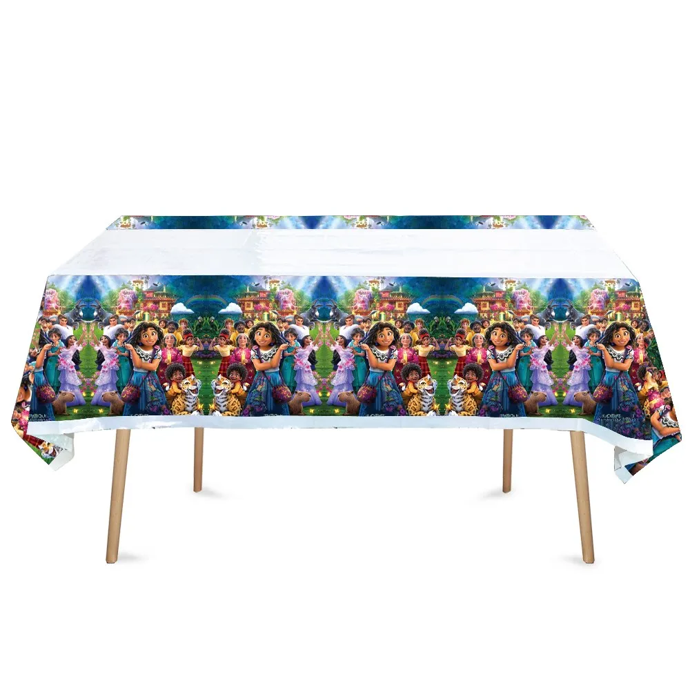 Encanto Birthday Decoration Party Decor Disposable Tablecloth Plate Cups Tableware Set Baby Shower Girl Supplies |