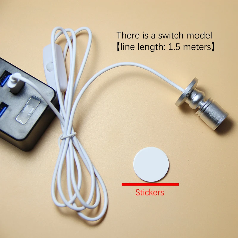 LED USB 스포트라이트 쥬얼리 캐비닛 쇼케이스 카운터 램프, 표면 장착 천장 미니 스포트라이트, USB 5V 인터페이스 스포트라이트, 신제품