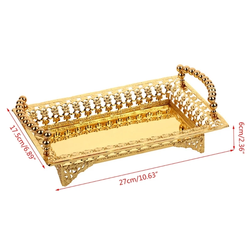 Light Luxury Fruit Tray Wedding Dessert Table Decoration Afternoon Tea Plate 6