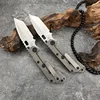 Strider folding knife D2 steel blade high-end TC4 titanium handle Outdoor Camping Hiking survival EDC Tool Men's gift 2