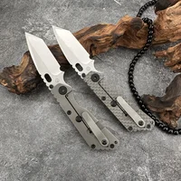 Strider folding knife D2 steel blade high-end TC4 titanium handle Outdoor Camping Hiking survival EDC Tool Men's gift 2