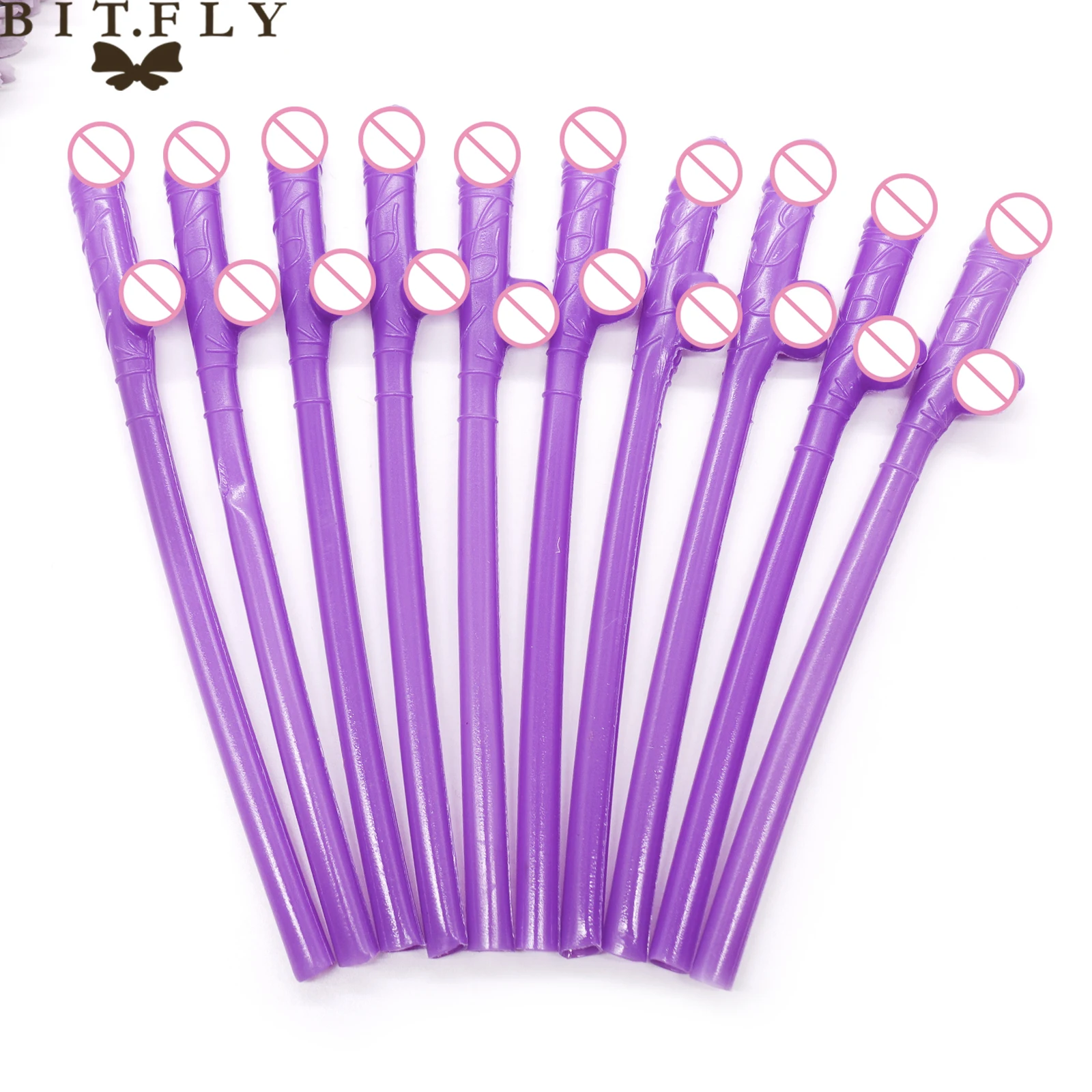 1x Huge willy straw hen night party girls night out bachelorette bridal plas Fz 
