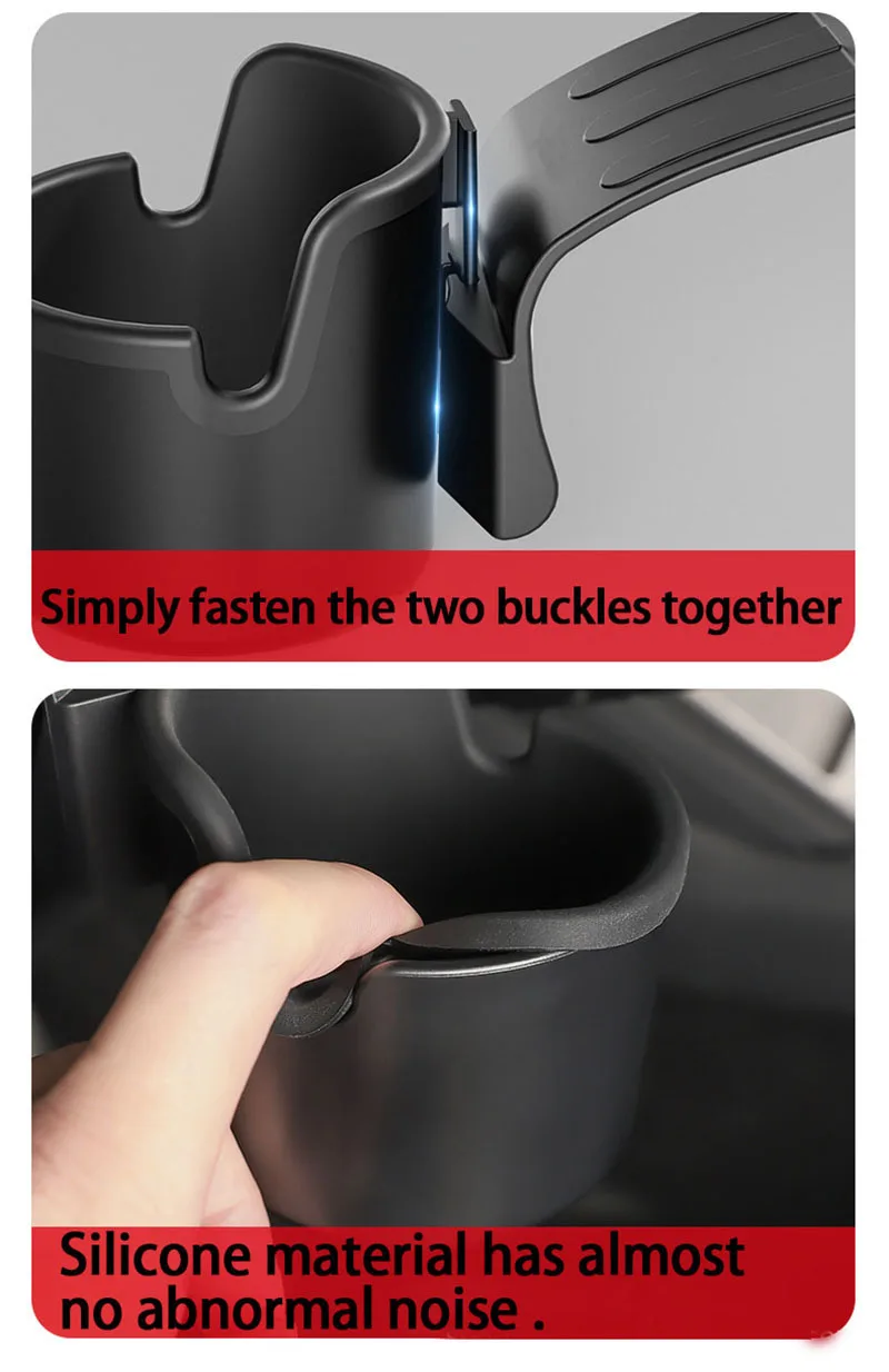 For Tesla Model Y 3 2019-2025 Model Y 2019-2025 Dashboard Water Cup Holder Car