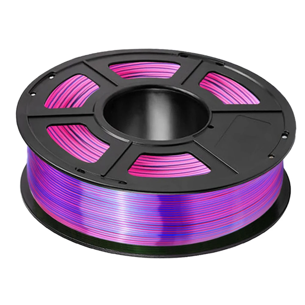 250g 500g 1Kg 3D 프린터 필라멘트 PLA 실크 핑크 블루 1.75mm 3D 프린터용 재료 필라멘트 와이어 진공 포장