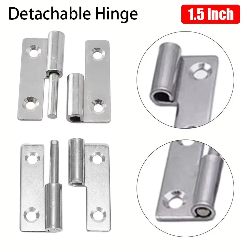 1Pcs Slip Joint Removable Hinge Lift Flag Off Left Right Open Detachable Hinges Furniture Hardware 304 Stainless Steel