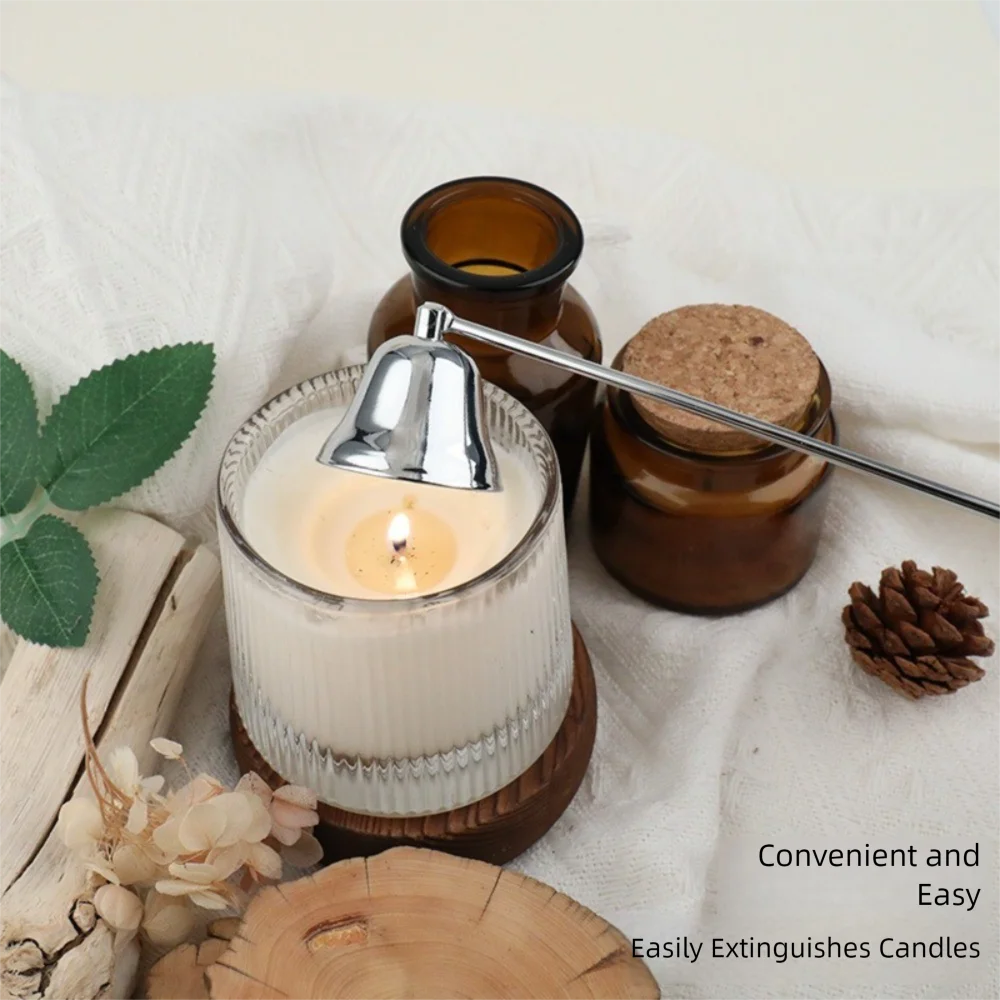Stainless Steel Candle Extinguisher with Long Handle for Home Decor