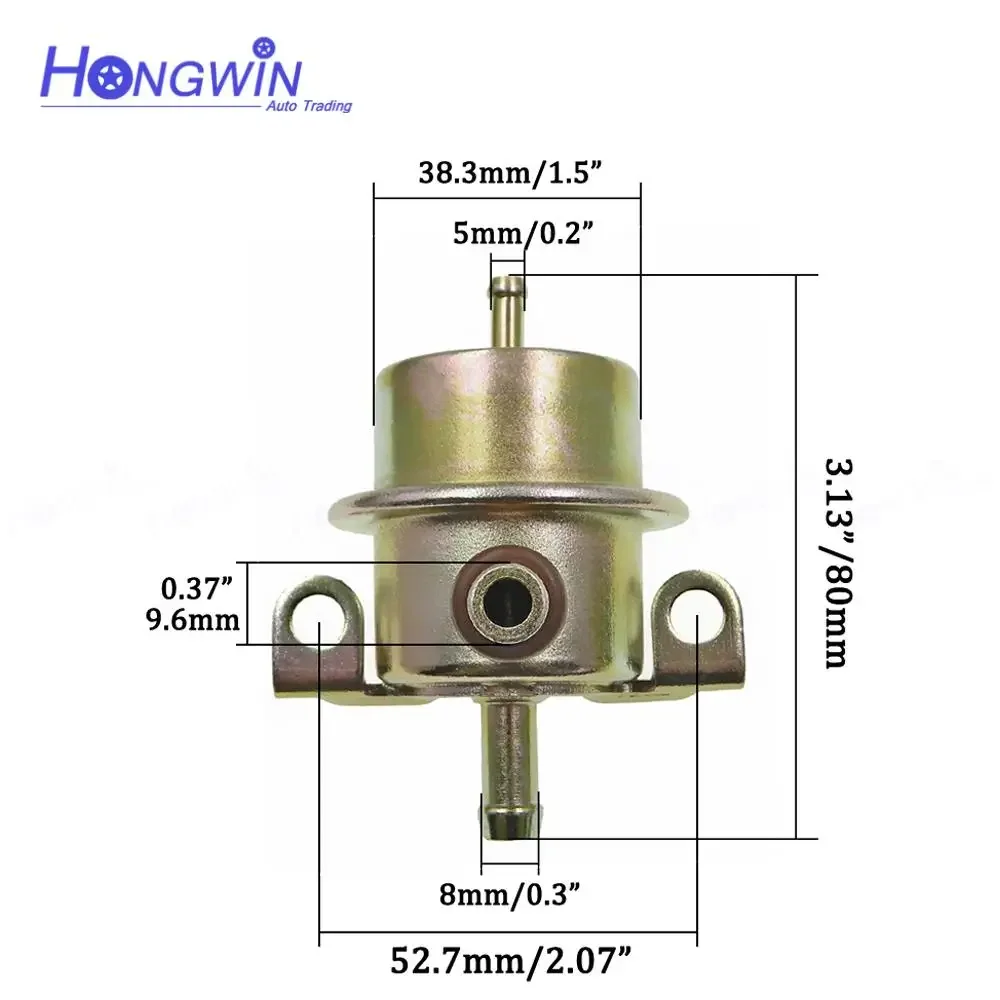 Fuel pressure regulator 3.0 Bar New Fuel Pressure Regulator For BMW Volvo Volkswagen
