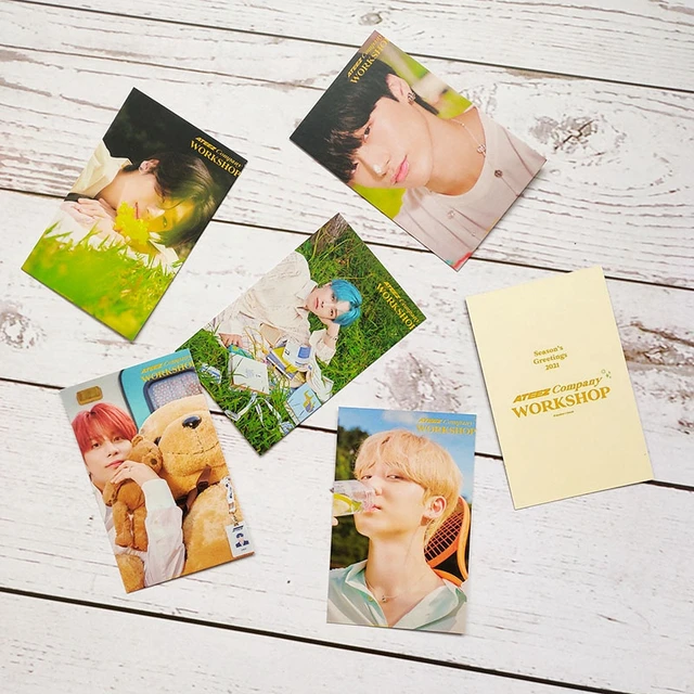 ATEEZ 1st Fan Club Official FANCLUB ATINY KIT Members Only Photobook  Postcard
