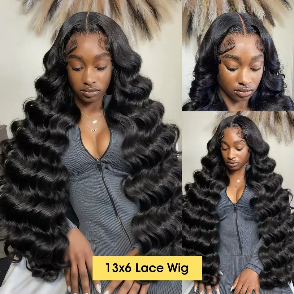 40 Inch Transparent Body Wave Lace Front Wig Brazilian 13x6 Hd Lace Frontal Wigs 13x4 Pre Plucked Lace Human Hair Wig For Women 4