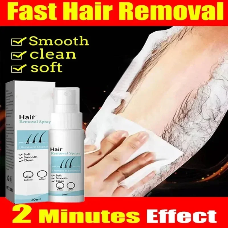 Permanent Hair Removal Spray Painless Hair Remover for Ladies Armpit Legs Arms Hair Growth Inhibitor Depilatory Body Cream Care