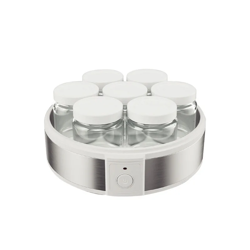 Electric Yogurt Maker 7 Cup Yogurt Maker Breakfast Rice Wine Household Incubator With Glass Jar