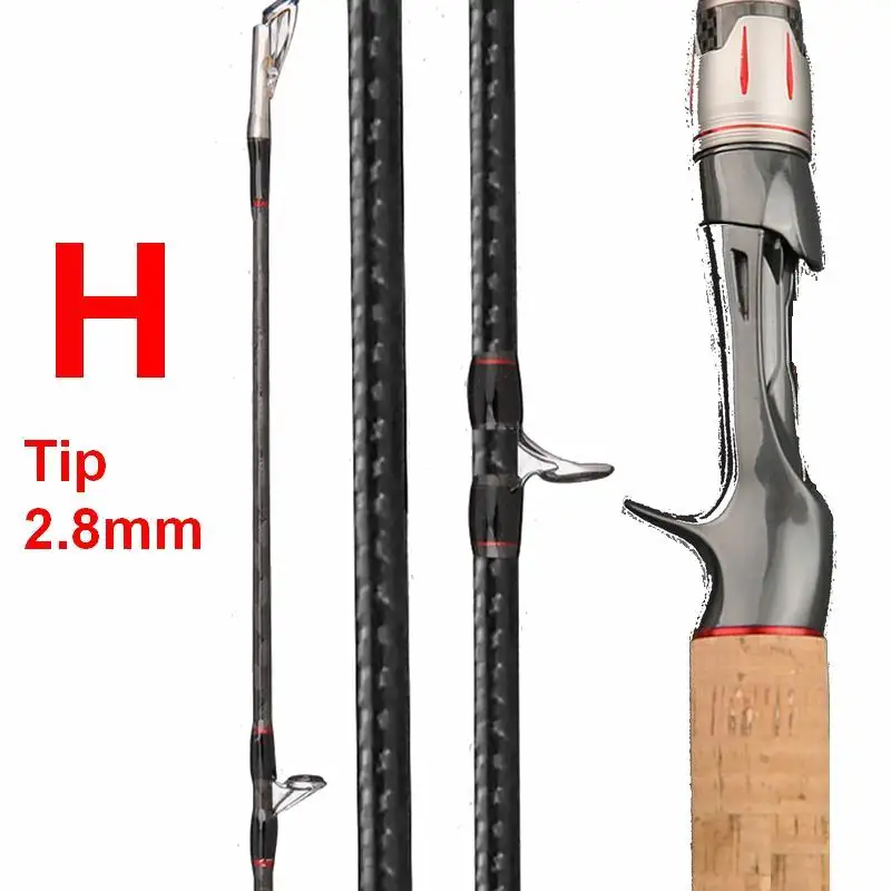 ZZ26SnakeheadTipDia.2.8mmH2.1m2.28m2.4mXWrappedPowerfulLureSpinningFishingRodHi-Carbon7000gNoReel-AliExpress18