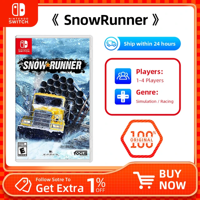 Nintendo Switch Game- SnowRunner– REUNION- Nintendo Switch Games Physical  Cartridge - AliExpress