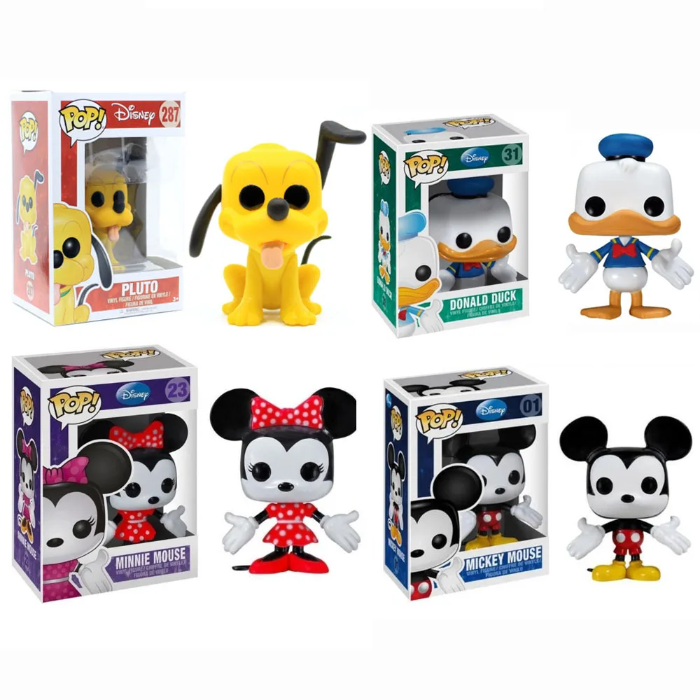Funko Pop Disney Mickey Mouse #01 Minnie Mouse #23 Pluto #287