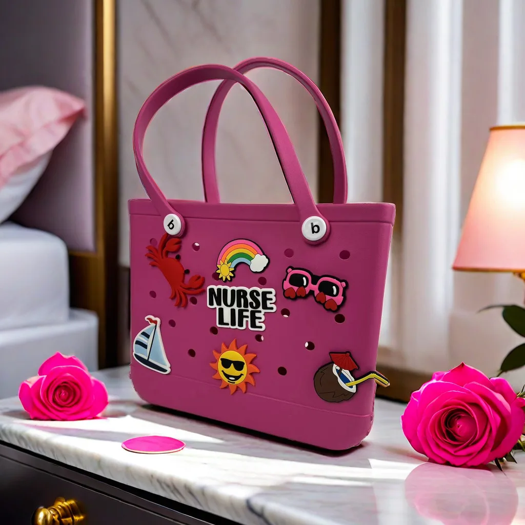 Cartoon Beach Bag Accessories, Tote Bag Hanging Accessories, Sun Eyes Summer Bag Decoration Accessories