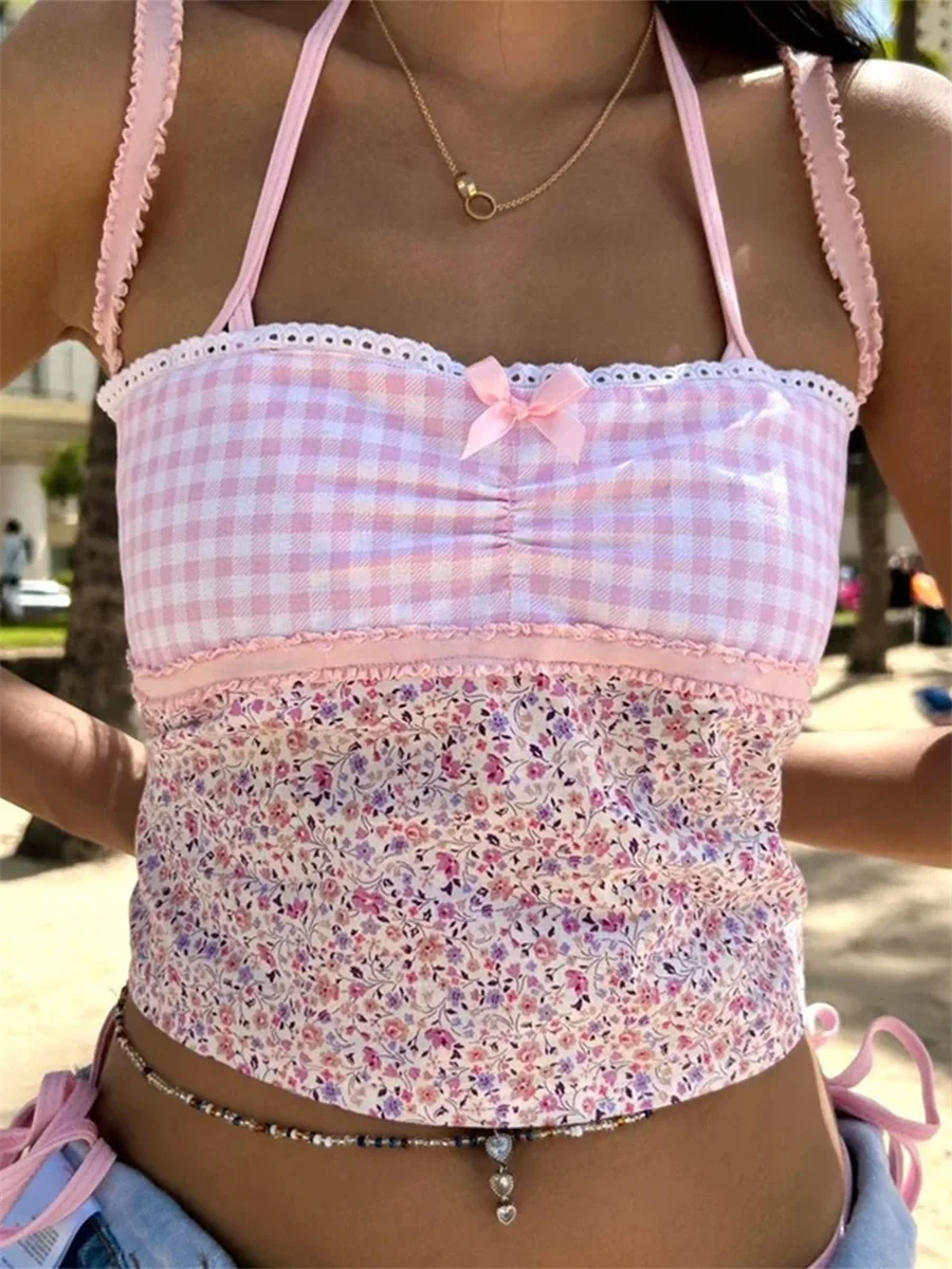 Women s V-Neck Sleeveless Tank Tops with Adjustable Spaghetti Straps and Lace Trim Detail Summer Camisole Shirt