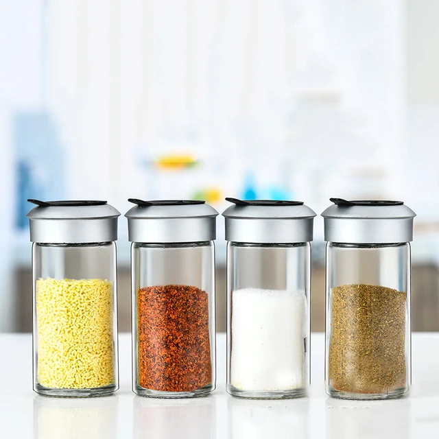 Container Sugar Salt Pepper  Salt Sugar Condiments Container