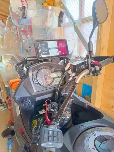 6.3인치 방수 카플레이 및 안드로이드 오토 내비게이션 BT 무선 새 상품 오토바이 및 자동차용 GPS