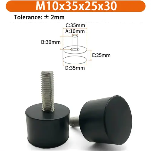 M6 M8 M10 Rubber Adjustable Feet Pad Feet Pad With Screw Table Chair Balck Leveling Foot Pad Furniture Leg Anti-shock Protection - Image 74