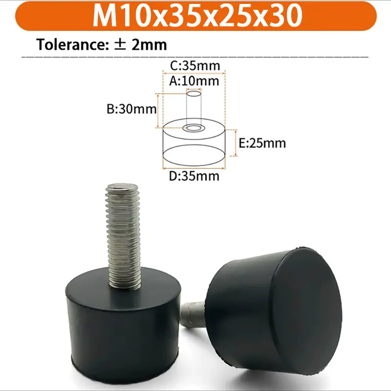M6 M8 M10 Rubber Adjustable Feet Pad Feet Pad With Screw Table Chair Balck Leveling Foot Pad Furniture Leg Anti-shock Protection - Image 74