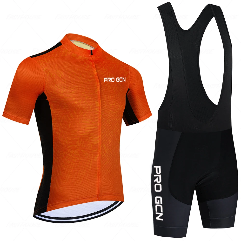PRO GCN Team Bicycle Clothing Men New Road Bike Wear Racing Clothes Breathable Cycling Jersey Set Ropa Ciclismo Maillot