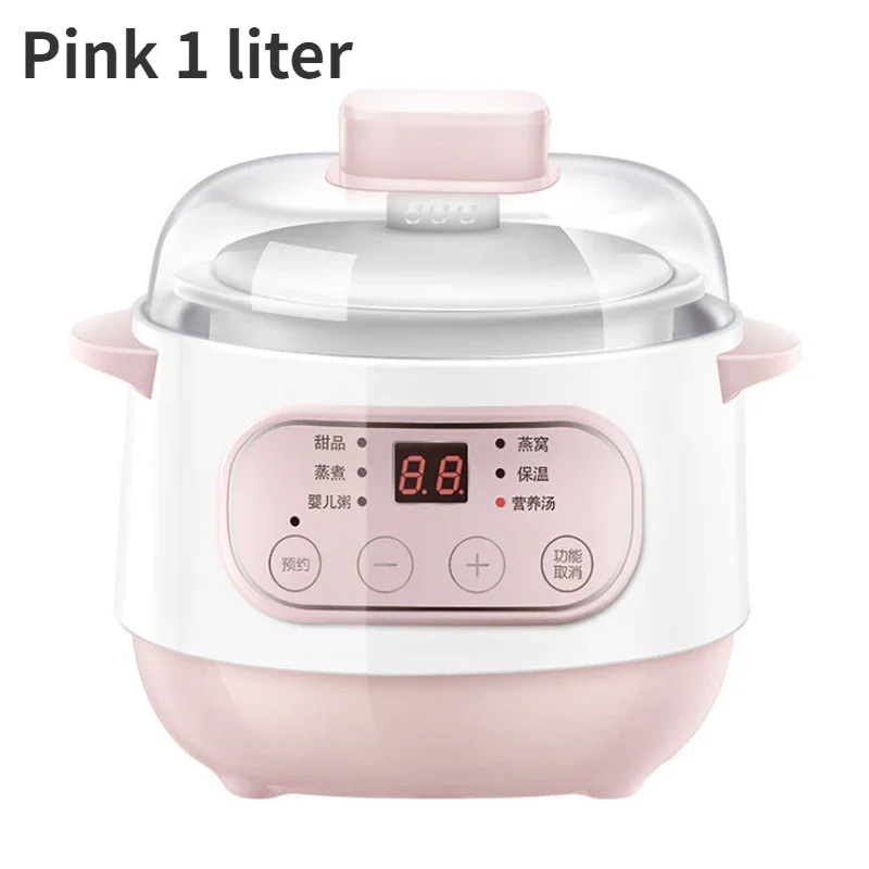 

Multi-functional electric cooker, automatic baby porridge artifact, soup clay, ceramic stew over water, small bird's