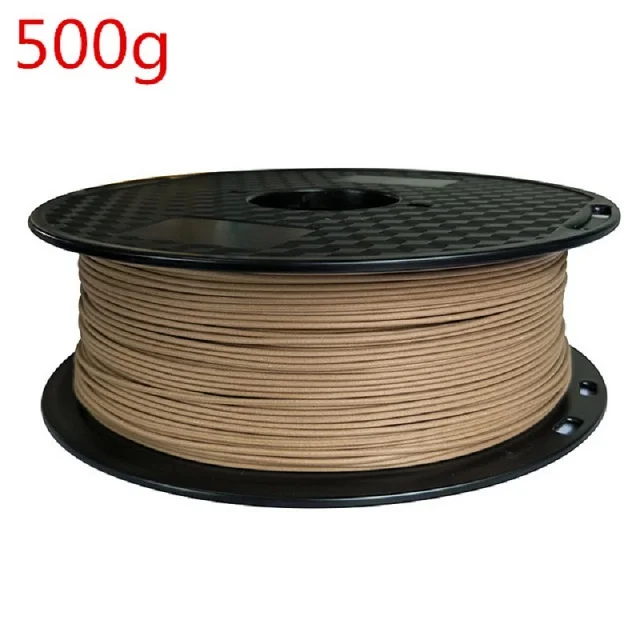 Eco-Friendly Wood PLA 3D Printing Filament - Natural Finish, 1KG Spool