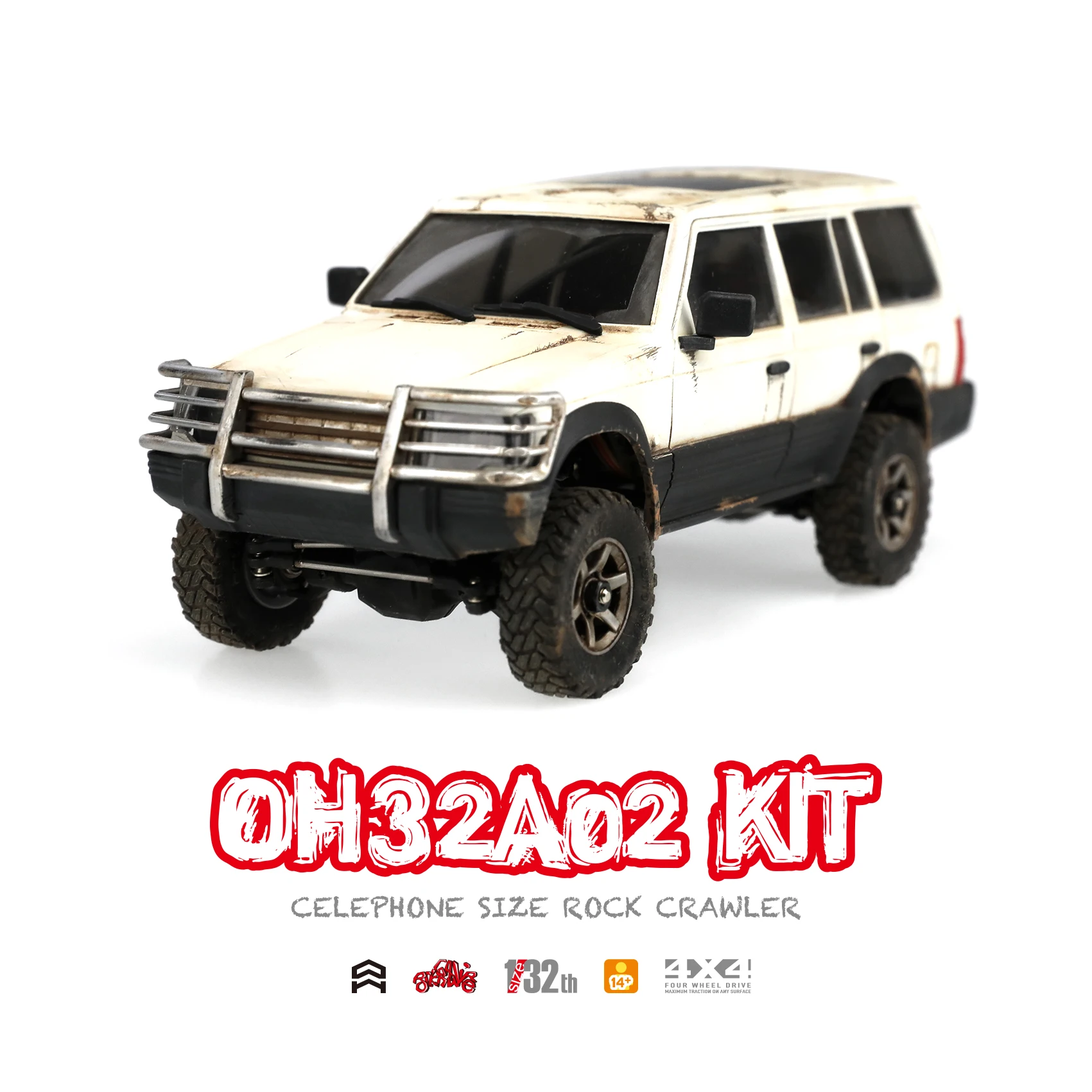 パジェロ 1/32 Orlandoo hunter OH32A02 Orlandoo Hunter OH32A02 Pajero Rc Climbing Car Kit – VAJJEXRC