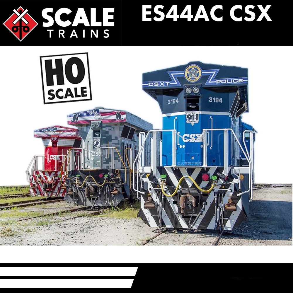 Scaletrains HO 1/87 Train Model ES44AC CSX 3194 Law Diesel