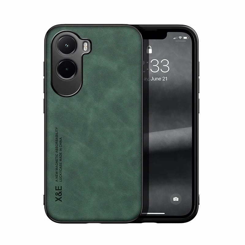 Luxury Leather Texture Shockproof Silky Feel Case with Magnetic Attraction